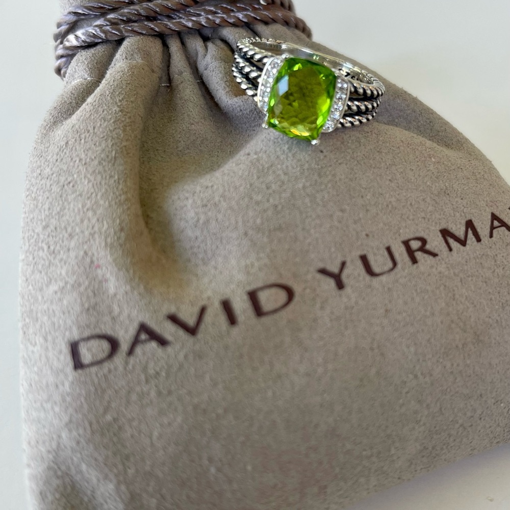 ♥️Sold♥️DAVID YURMAN * Sterling Silver  Peridot &